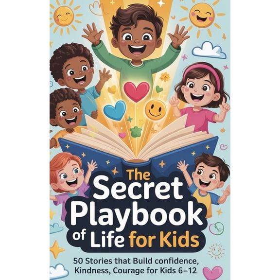 The Secret Playbook of Life for Kids: 50 Stories That Build Confidence, Kindness, and Courage for kids 6-12, (Paperback)