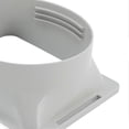 thumbnail image 4 of Air Conditioner Hose Coupler Square Support Clockwise Counterclockwise Threads 5.9in Caliber Tube Connector for Home, 4 of 4