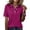 #04Hot Pink, variant on Polo Shirts for Women Short Sleeve 3 Button Collared Golf Tee Cotton Business Casual Summer Work Tops Pink 2XL