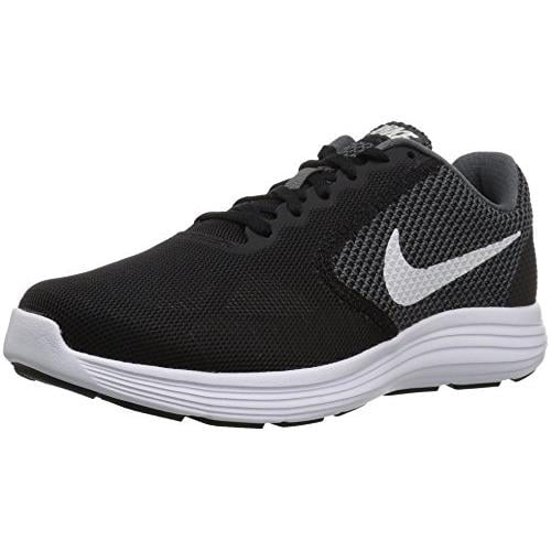 onhandig Blijkbaar Begunstigde Nike Men's Revolution 3 Dark Grey / White-Black Ankle-High Running Shoe -  8.5W - Walmart.com