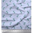 thumbnail image 1 of Soimoi Velvet Fabric Floral & Coconut Tree Night Wear Printed Craft Fabric by The Yard 58 Inch Wide, 1 of 1