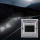 thumbnail image 4 of Lámpara de camino de muelle de entrada de carretera de aluminio ultrafuerte con energía solar 6LED impermeable al aire libre blanco, 4 of 8