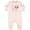 Natural Heather, variant on Inktastic Kiniart Doodle Love Baby Fleece Romper