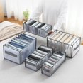 thumbnail image 3 of Cajas de rejilla de almacenamiento de ropa para suéter, armario para dormitorio de estudiantes, cajón organizador de camisetas y pantalones, caja de separación de ropa, 3 of 4
