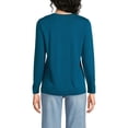 thumbnail image 2 of Lands' End Women's Relaxed Supima Cotton Long Sleeve Crew Neck T-Shirt, 2 of 6