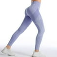 thumbnail image 5 of AXXD Yoga Pants for Women,Athletic Legging,Women Athletic Yoga Casual Stetch Shorts,Solid,High Waist Rise,Butt LiftingBlue,M (US:6), 5 of 6