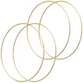 thumbnail image 1 of HOHIYA 4pc 24 Inch Metal Floral Hoop Wreath Macrame Gold Large Craft Rings for Making Wedding Wreath Decor Dream Catcher DIY Wall Hanging 5mm Wire, 1 of 6