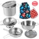 thumbnail image 3 of Utensilios de cocina Playset Rupnoflbui de acero inoxidable para niños, 3 of 7