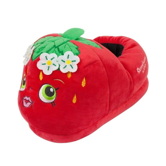 Shopkins Womens Strawberry Kiss 3D Slippers