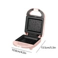 thumbnail image 3 of Summer Savings Kcavykas Bread Maker - Toaster - Double Sided Heating Mini Breakfast Machine - Home Multifunctional Breakfast Machine - Sandwich Maker, 3 of 7