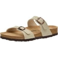 thumbnail image 1 of Women's Cushionaire Liam Cork footbed Sandal with +Comfort, Stone 11, 1 of 5