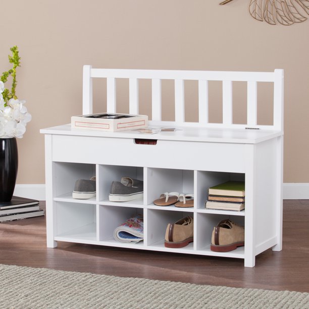 Southern Enterprises Beltrive Shoe Storage Bench