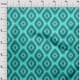 thumbnail image 3 of oneOone Polyester Spandex Turquoise Blue Fabric Asian Ikat Sewing Craft Projects Fabric Prints By Yard 56 Inch Wide, 3 of 4