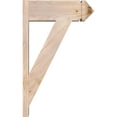 thumbnail image 3 of Ekena Millwork 7.50"W x 20"D x 32"H Traditional Smooth Arts and Crafts Outlooker, Douglas Fir, 3 of 4