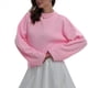 thumbnail image 2 of Suéteres de Gran Tamaño para Mujer, Suéter Grueso y Abrigado. Rosa L, 2 of 10