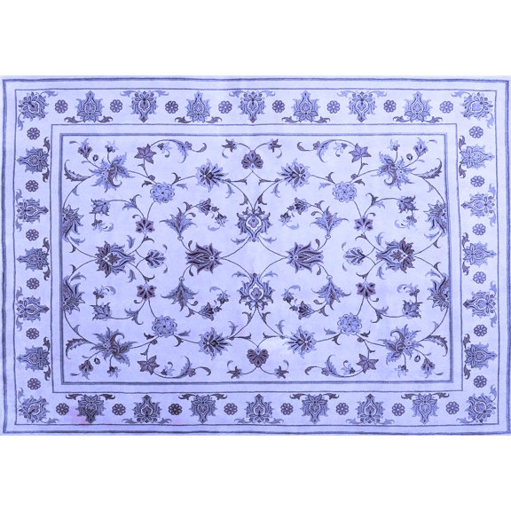 Ahgly Company Indoor Rectangle Persian Blue Traditional Area Rugs, 2' x 5'