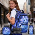 thumbnail image 2 of Aplkyhs Lightning Axolotl School Backpack Set 4Pcs with Lunch Box Pencil Case Water Bottle Holder with Strap Portable Lunch Bag for Elementary Primary Middle School Bookbag, 2 of 7