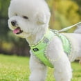 thumbnail image 2 of ZENMELE Dog Harness For Small Medium Large Dogs No Pull Puppy Harness And Leash Set Dog Harness For Walking Running Training Small Dog Harness Medium Dog Harness 1Set Of Harness Rope, 2 of 9