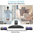 thumbnail image 6 of sruoe Alarm Clock, Alarm Clocks for Bedroom, Smart Alarm Clock, Clock Alarm, LED Deep Sleep Alarm Clocks, Bell Alarm Clock, Wireless Charging Home, Plastic, 6 of 6