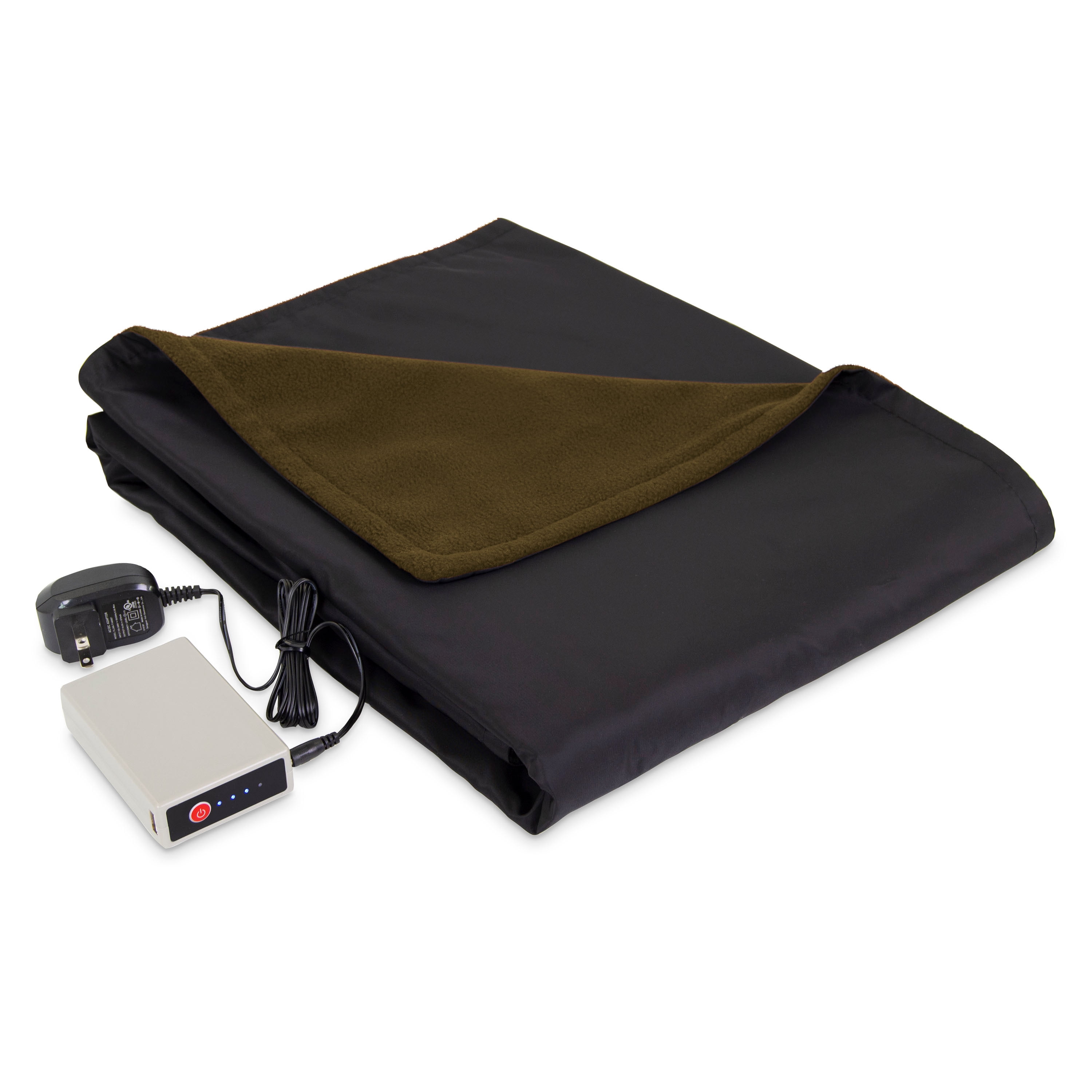 Eddie Bauer On-the-Go, Rechargeable Battery Powered Throw, Reversible  Fleece u0026 Water Repellent Nylon, 3 Heat Settings - Walmart.com