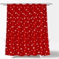 thumbnail image 4 of Sweet Heart Shower Curtain for Lover Pink Red Heart Valentine''s Day Falling Love Balloons Romantic Girls Couple Woman Modern Simple Holiday Home Decor Fabric Bathroom Curtain Set with Hook, 4 of 4
