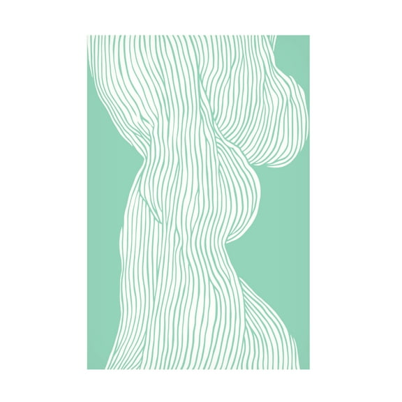Trademark Fine Art Treechild Fibers No 1 mint Canvas Wall Art