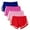 Multicolor 8, variant on Women's Athletic Shorts 4 Packs Workout Elastic Waist Running Gym Shorts for Yoga Loose Fit Fitness Shorts (XL, Multicolor 11)