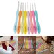 thumbnail image 2 of 8Pcs Crochet Hook, Plastic Crochet Needle for Crocheting Yarns, Ergonomic Handle Crochet Hook Set, Crochet Needle Set, 2 of 4