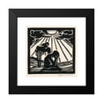thumbnail image 2 of Henri Jonas 20x20 Black Modern Framed Museum Art Print Titled - Knelted Figure in a Landscape with Trees (1888), 2 of 5