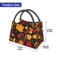 thumbnail image 2 of Balery Autumn Maple Leaves A Bolsa de Aislamiento Portátil – Bolsa de Almuerzo con Forro de Aluminio Mejorado, Funda Impermeable y Fácil de Limpiar para Picnic y Caja de Almuerzo, 2 of 6