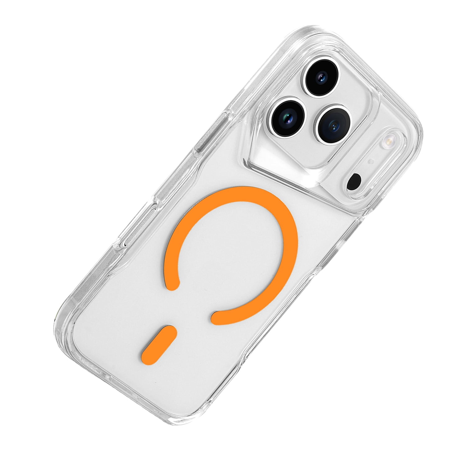 Tinted Edge MagSafe Clear Case for iPhone 17 Pro Max - Orange