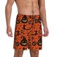 thumbnail image 2 of Naloa Halloween3 Men's Short Pajama Pants, Pj Shorts, Lounge Comfort Shorts-3X-Large, 2 of 6