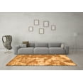 thumbnail image 3 of Ahgly Company Indoor Rectangle Abstract Orange Modern Area Rugs, 7' x 9', 3 of 4