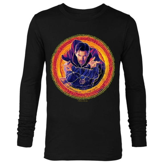 Marvel Spider-Man: No Way Home Doctor Strange - Long Sleeve T-Shirt for Men – Customized-Black