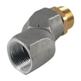 thumbnail image 3 of 1Inch NPT Fuel Transfer Hose Swivel 360 Rotating Connector for Fuel Nozzle Multi Plane Swivel 2PCS, 3 of 5