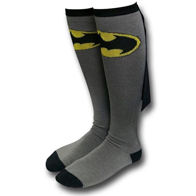 Bioworld DC Comics Batman Adult Knee High Caped Sock, One - Walmart.com ...
