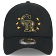 thumbnail image 2 of Men's New Era  Black Colorado Rockies 2024 Armed Forces Day 39THIRTY Flex Hat, 2 of 6