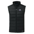 thumbnail image 2 of Men's Cutter & Buck Black Northwestern Wildcats Evoke Hybrid Eco Softshell Recycled Full-Zip Vest, 2 of 3