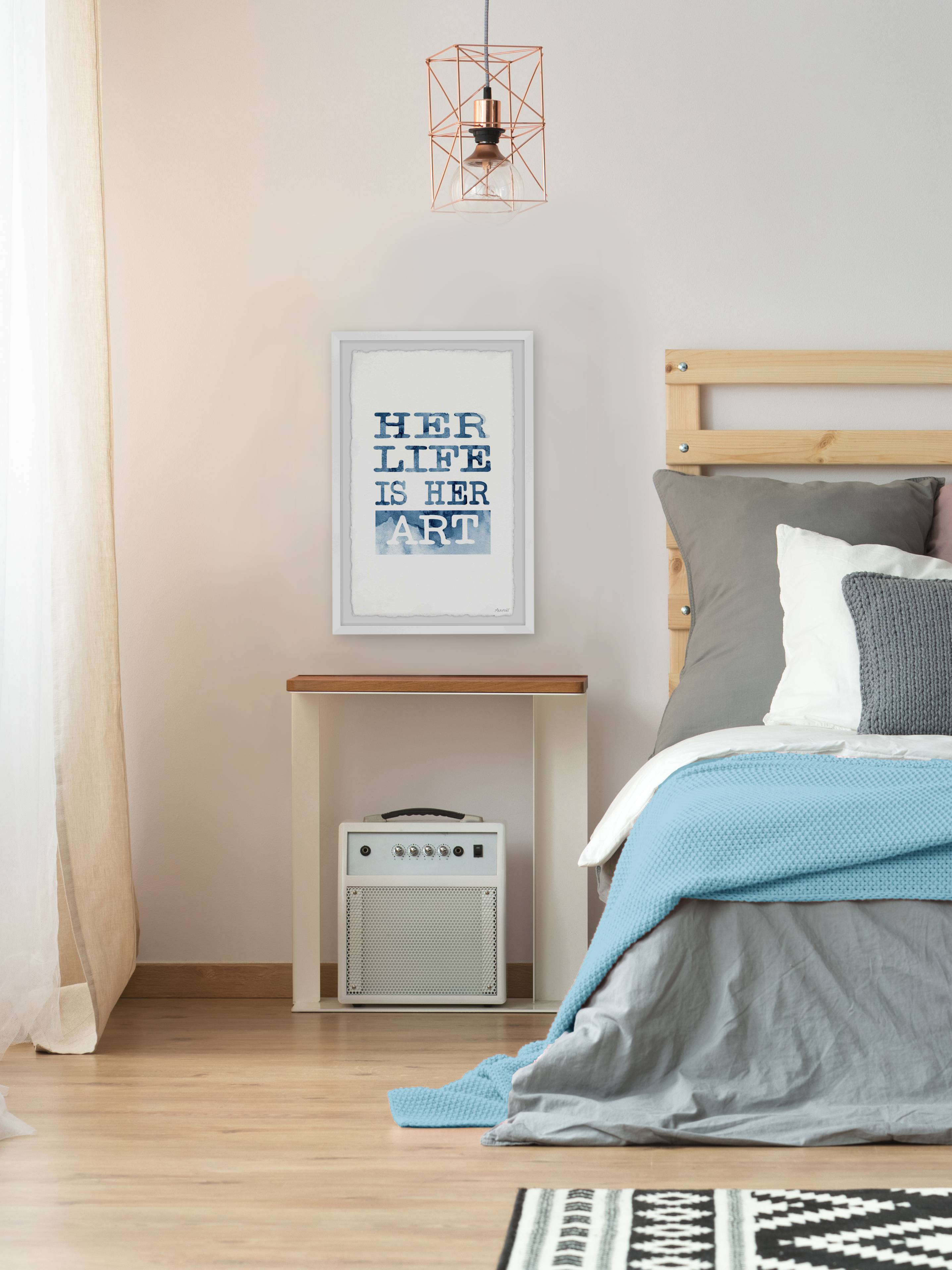 Marmont Hill Her Life Is Her Art Framed Wall Art