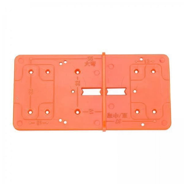 Almencla 3X Hinge Drill Jig Hole Guide Slotting Locators Woodworking Tool for Door Hinge