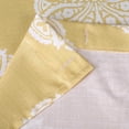 thumbnail image 3 of Shower Curtains, Decorative Medallion Damask Print 200GSM Fabric Shower Curtains with Reinforced Buttonholes for Bathroom,Yellow,72"x72", 3 of 7