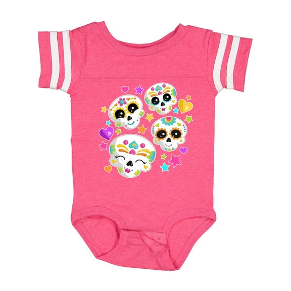 Inktastic Decorative Skull Party for Day of the Dead Boys or Girls Baby Bodysuit
