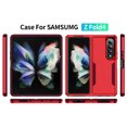 thumbnail image 2 of Nalacover for Samsung Galaxy Z Fold 4 Case: Dual Layer Protective Heavy Duty Cell Phone Case Shockproof Rugged Bumper Tough Hand Grip - Military Grade Drop Tested for Samsung Galaxy Z Fold 4, Red, 2 of 7