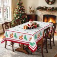 thumbnail image 3 of Nanqianyi Christmas Bell Tablecloth,Waterproof Stain Resistant Dining Table Cover,60x120 Inch, 3 of 7