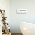thumbnail image 2 of Stupell Industries Laundry Never Ending Story Expression Cleaning Phrase Inspirational Painting Unframed Art Print Wall Art, 7 x 17, 2 of 6