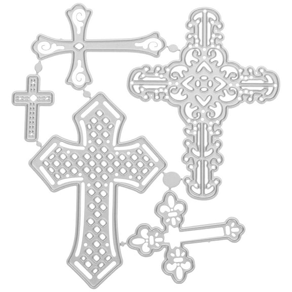 unbranded Crafts Cutting Die Scrapbook Cross Dies for Card Making Peelers Silver