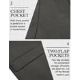 thumbnail image 5 of COOFANDY Men's Blazer Casual Sport Coats Two Buttons Lightweight Suit Jacket, 5 of 6