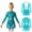 Light Blue, variant on iiniim Girls Sequin Tassel Latin Ballet Dance Leotard Dress Long Sleeve Gymnastic Jazz Chacha Belly Dancewear Black 14