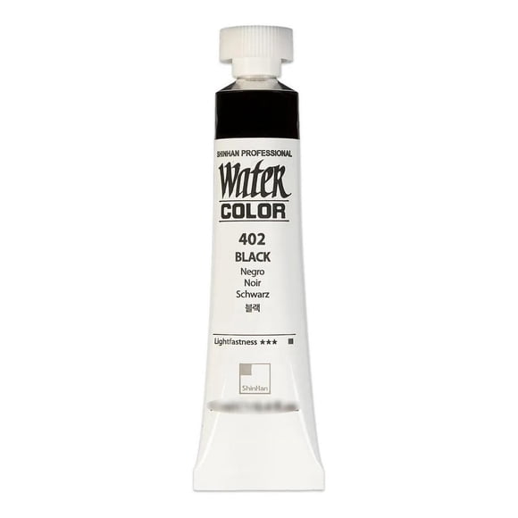 Acuarela Profesional 7.5Ml ShinHan Art negro SIN TAMAÑO