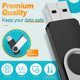 thumbnail image 4 of Usb Stick 8gb 10 Pack Usb 2.0 Flash Drives Bulk Metal Swivel Memory Sticks Kepmem Silver Pendrive Stylish Portable Thumb Drive 8 Gb Keychain U Disk Da, 4 of 5